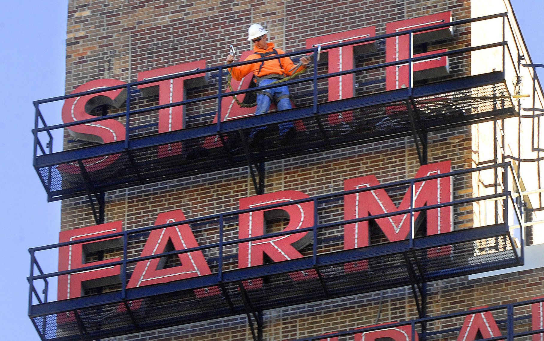 Early stages of sign removal
